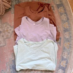 Lot of 3 Lululemon Tops (2 tanks and 1 tee)